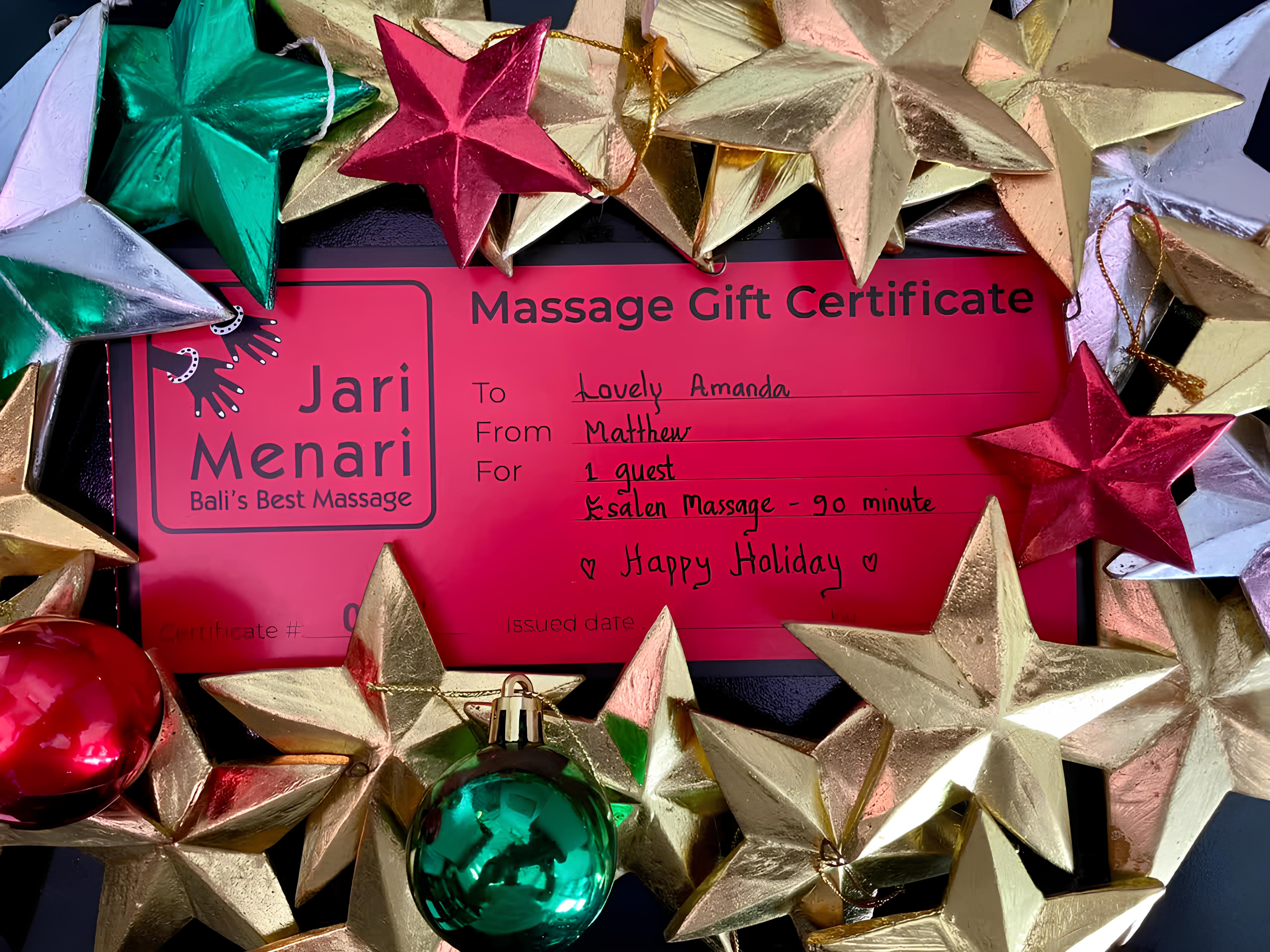 Jari Menari Gift Certificate Banner